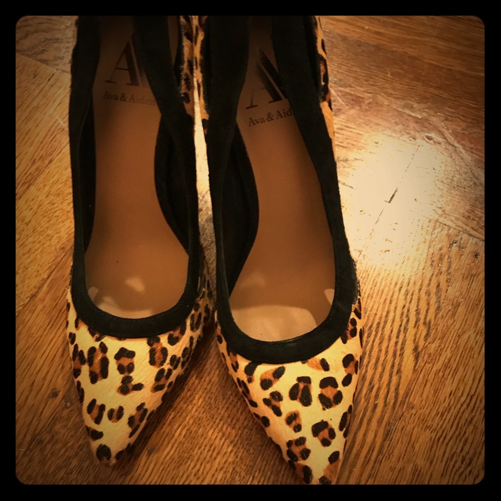 Leopard Print Heels Brand New Size 6